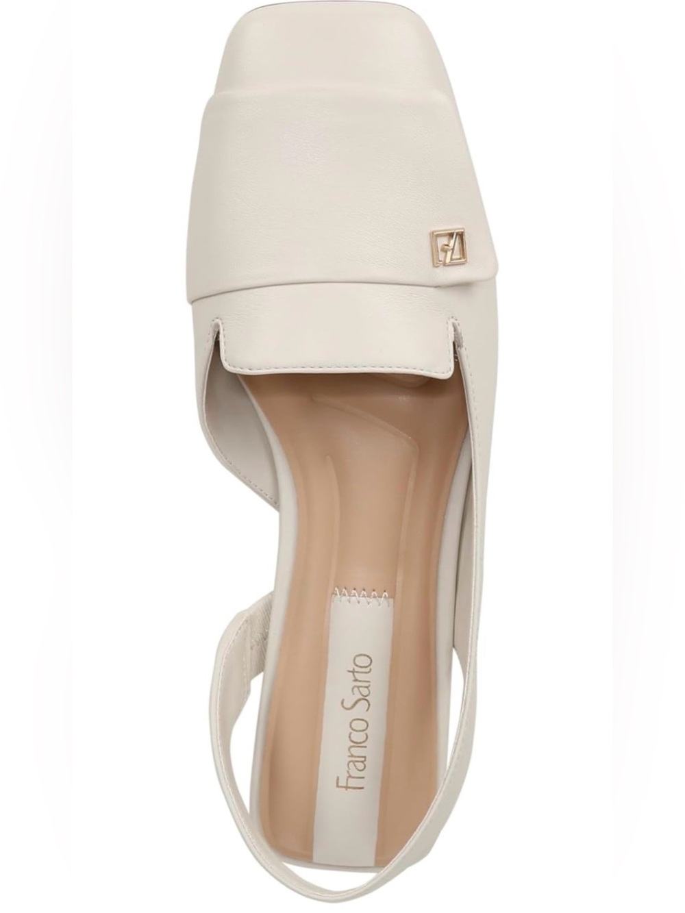Franco Sarto Women's Tegan Slingback Ballet Flats. US 10